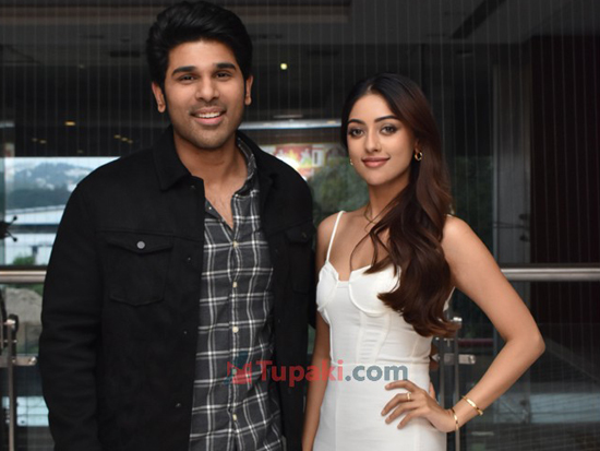 Allu Sirish And Anu Emmanuel At Promotions In Hyd